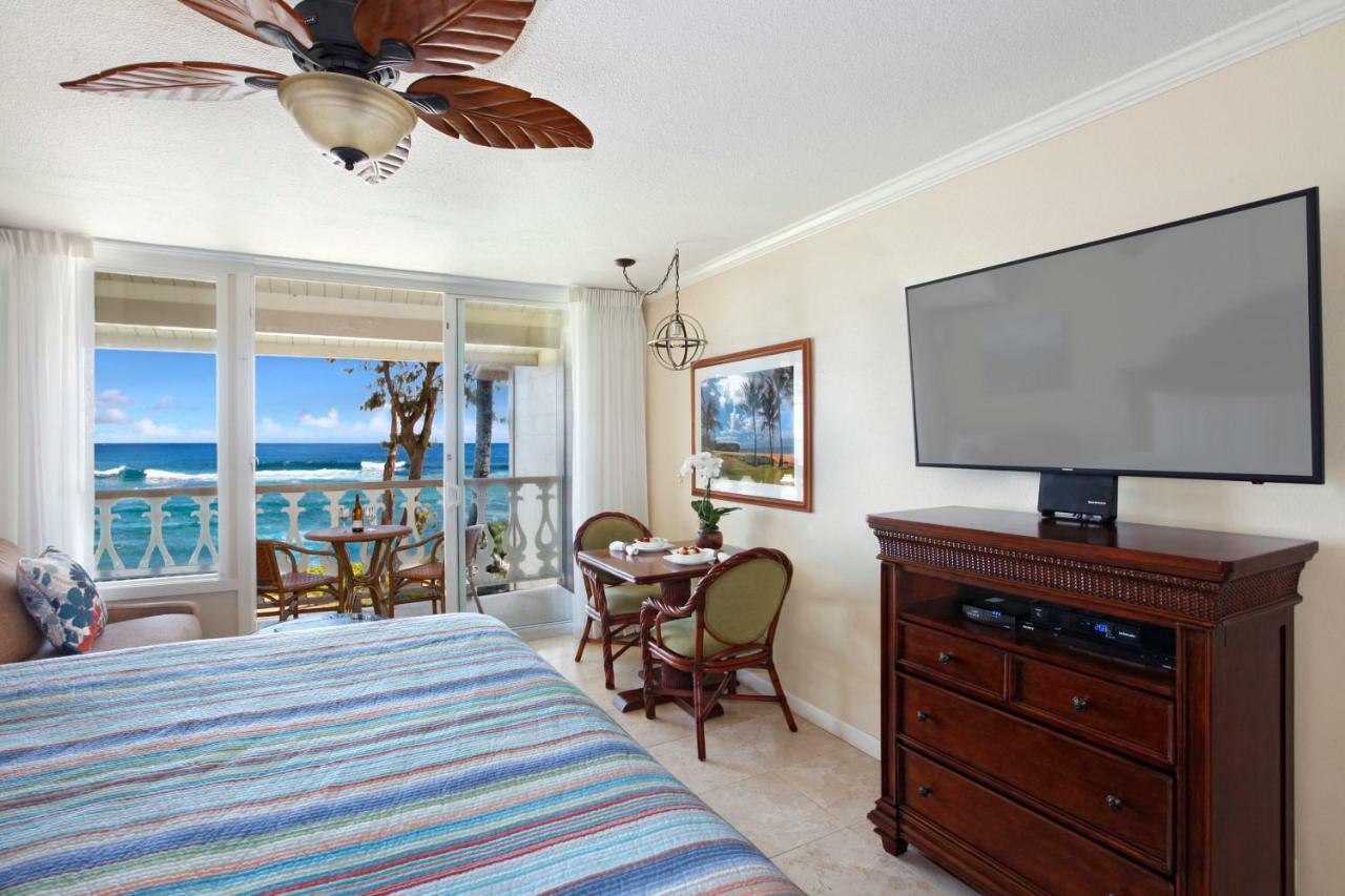 Ferienwohnung Islander On The Beach 352 Oceanfront *Penthouse* Ac Pool Kapa'a Exterior foto