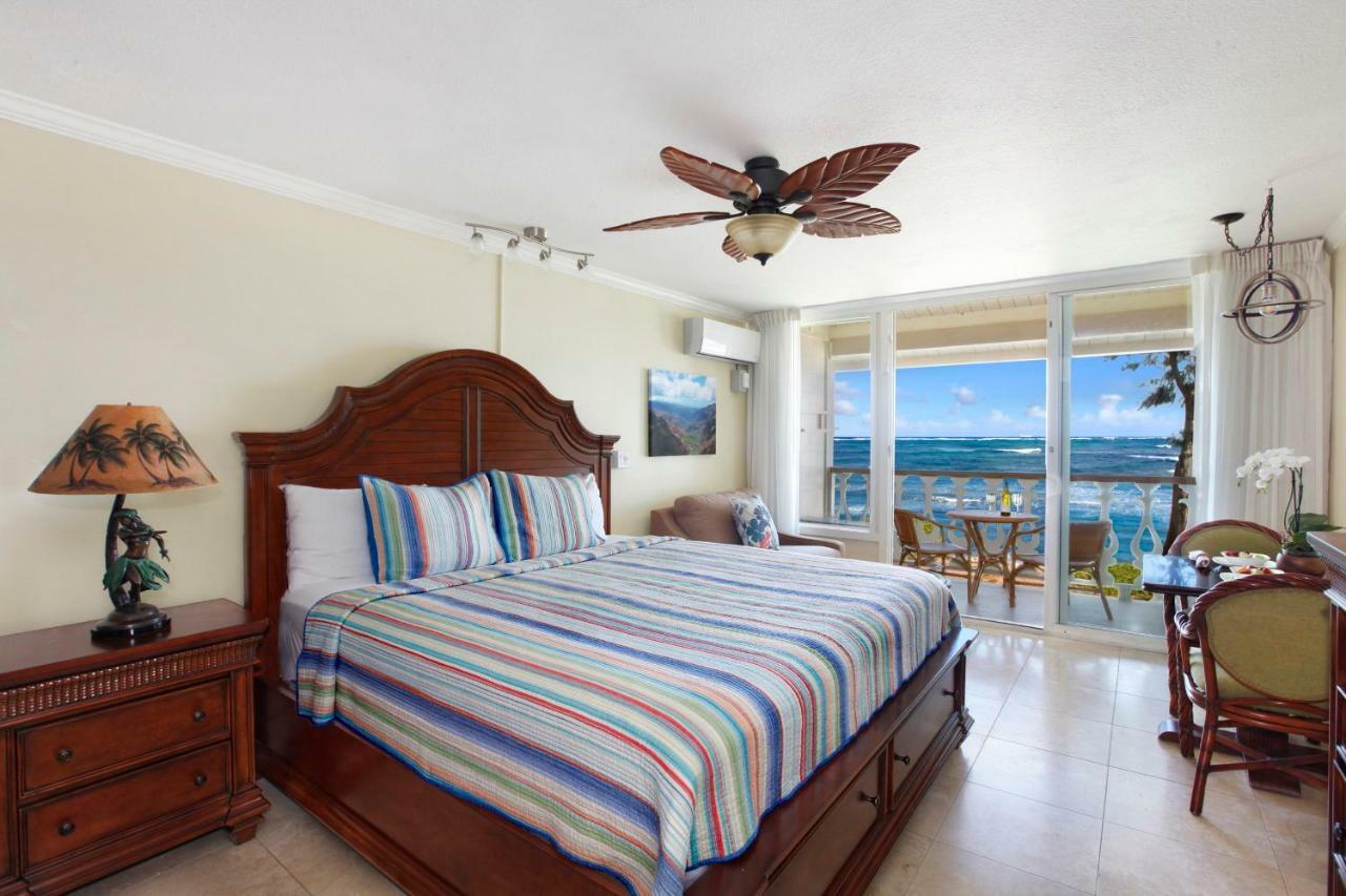 Ferienwohnung Islander On The Beach 352 Oceanfront *Penthouse* Ac Pool Kapa'a Exterior foto