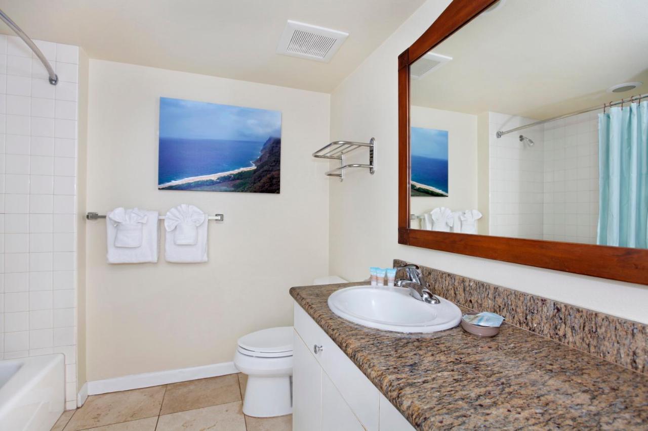 Ferienwohnung Islander On The Beach 352 Oceanfront *Penthouse* Ac Pool Kapa'a Exterior foto